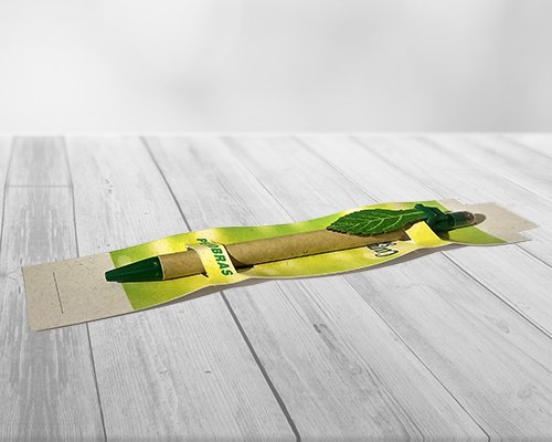 Caneta Clips personalizado com tag de mesa